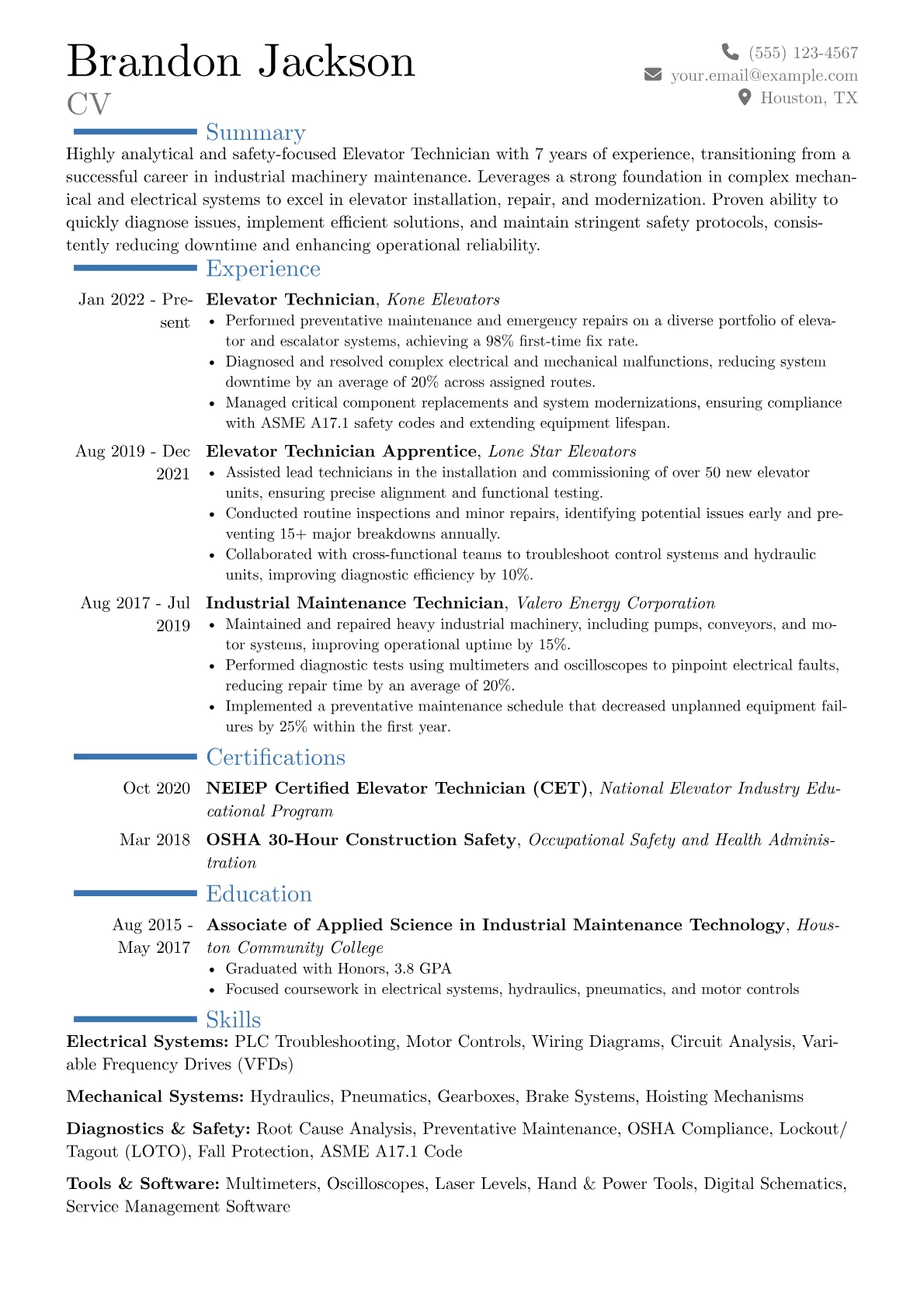 Career changer version - Page 1