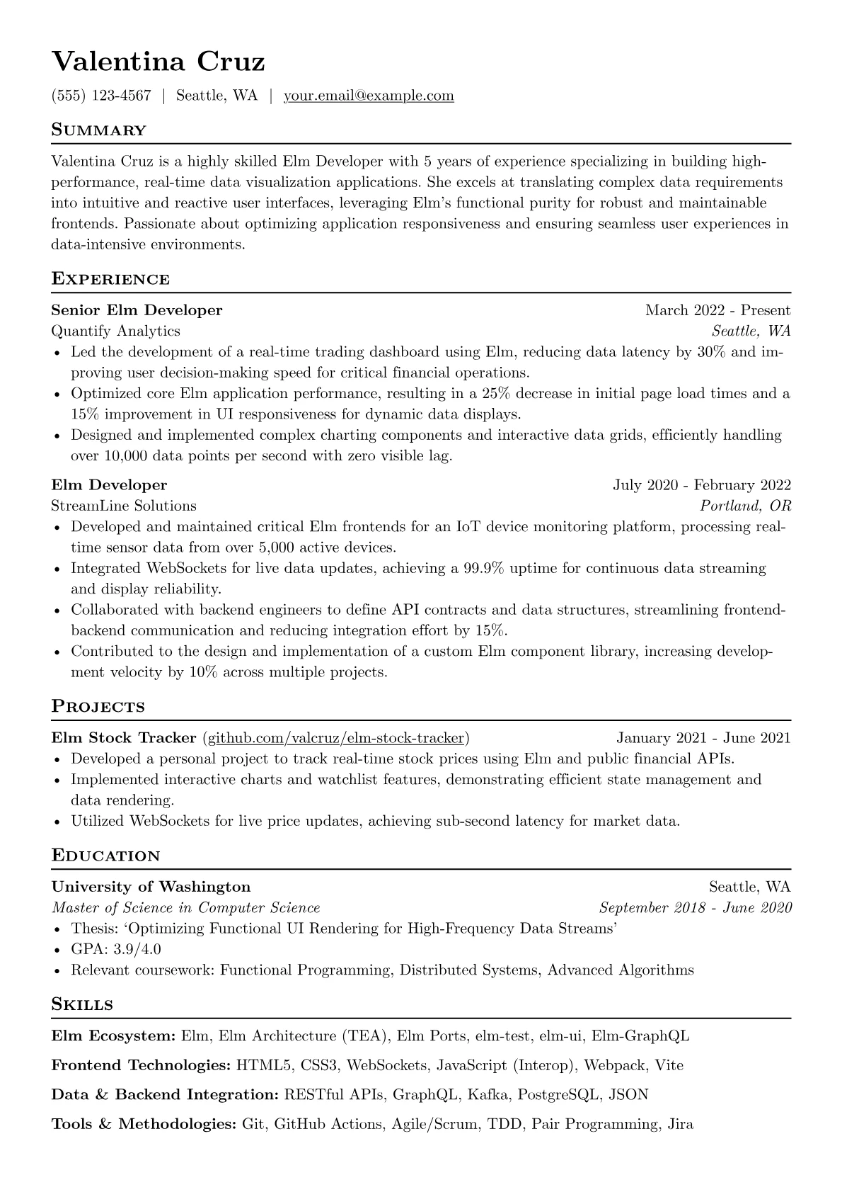Elm Developer version - Page 1