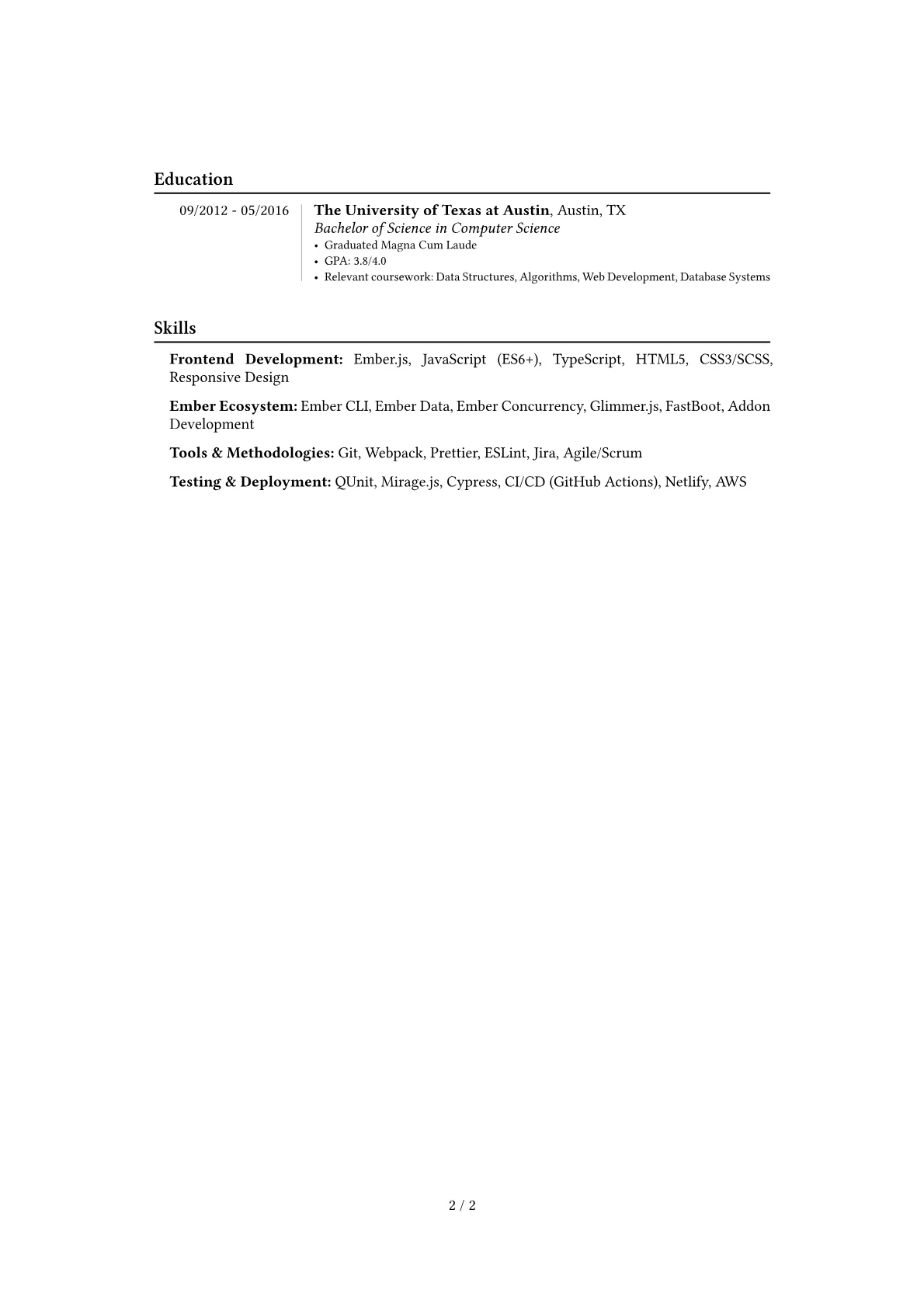 Career changer version - Page 2
