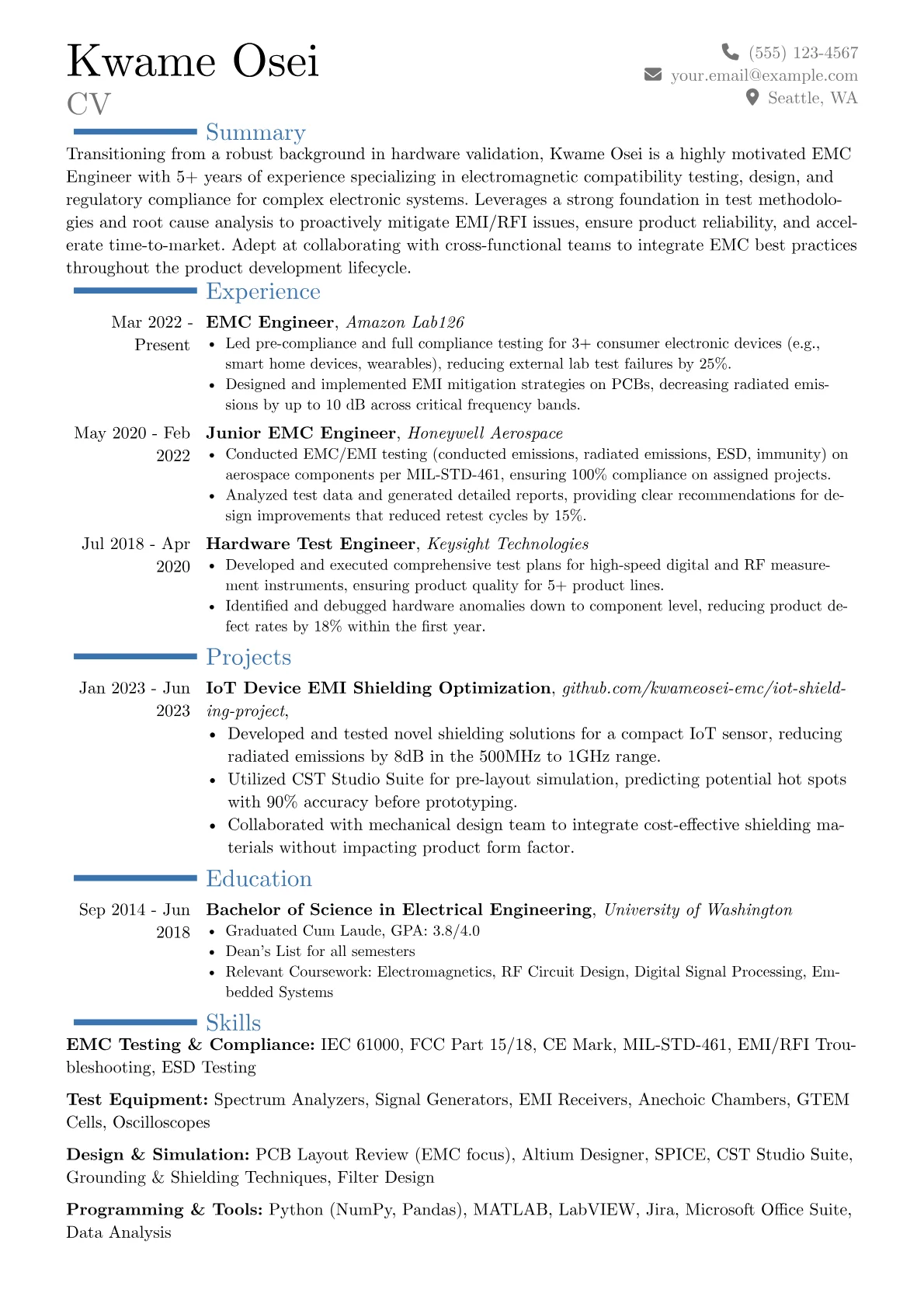 Career changer version - Page 1