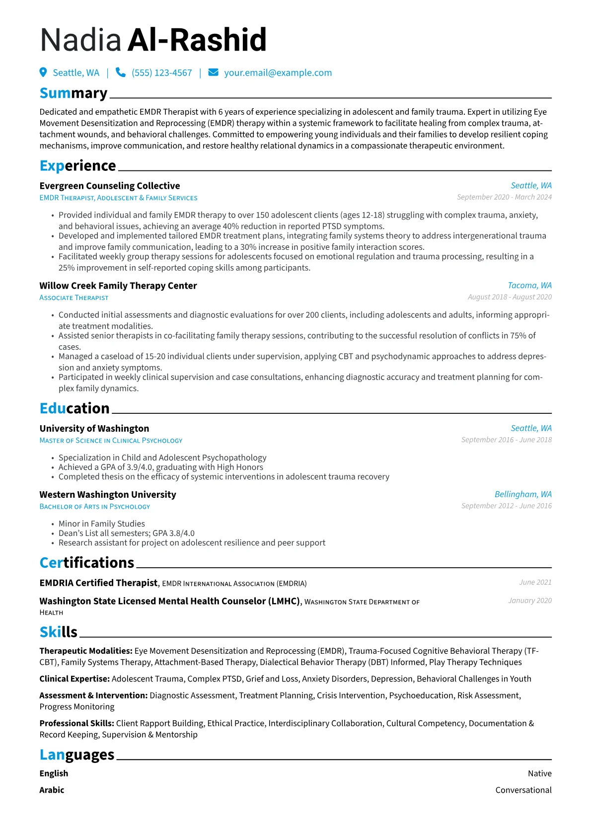 Adolescent & Family version - Page 1