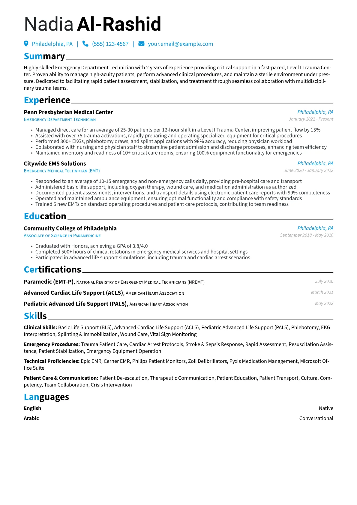 Level I Trauma ED version - Page 1