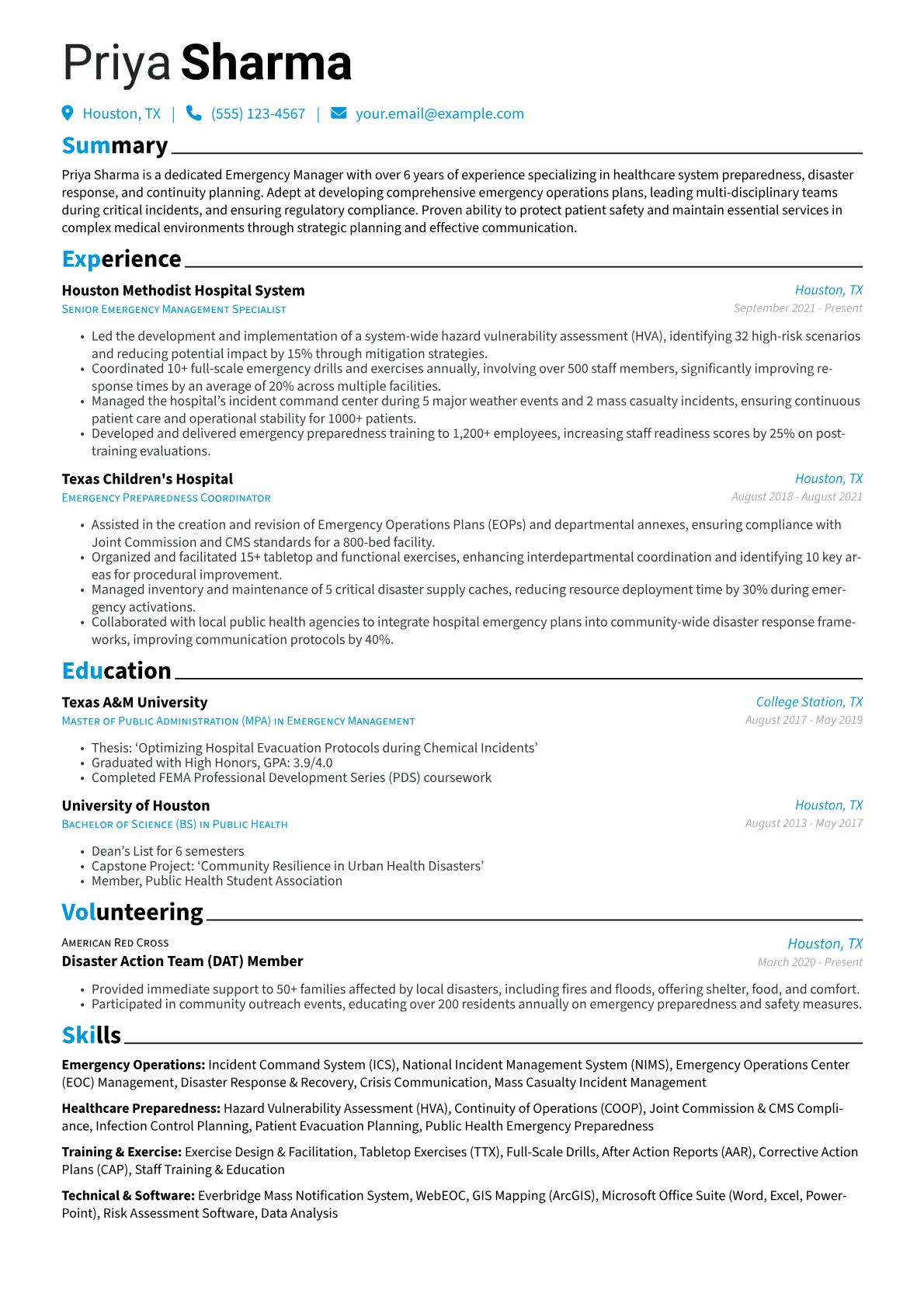 Healthcare Sector version - Page 1