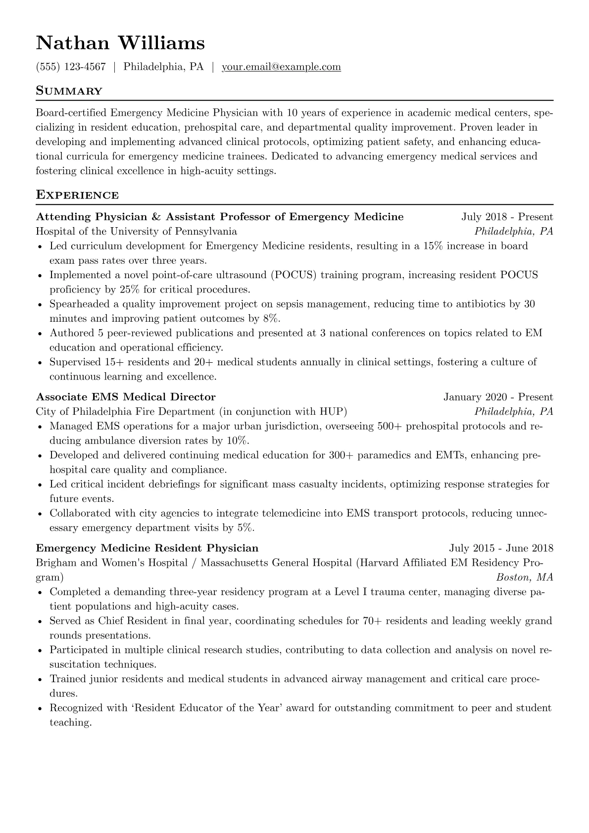 Academic & EMS Leadership version - Page 1