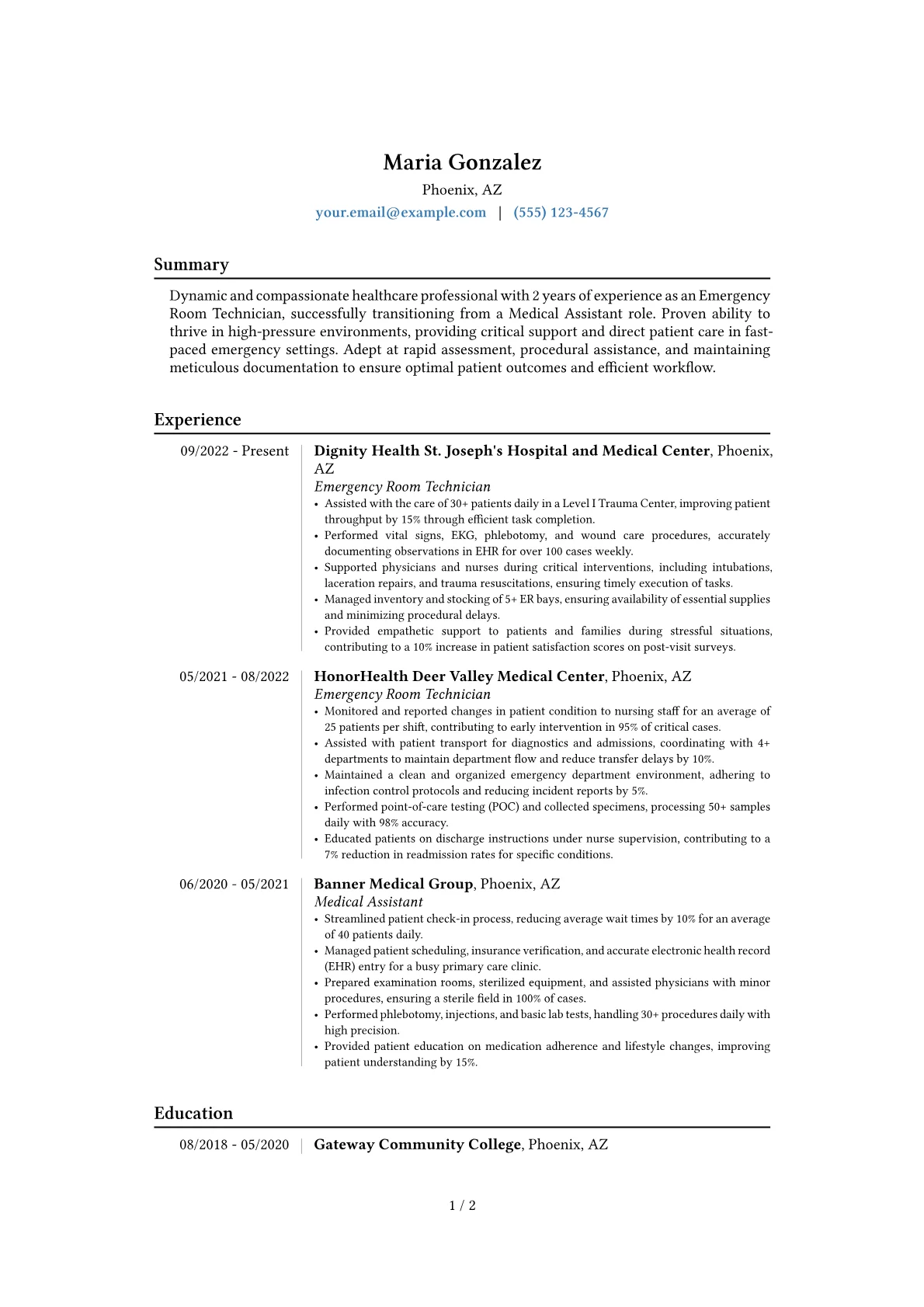 Career changer version - Page 1