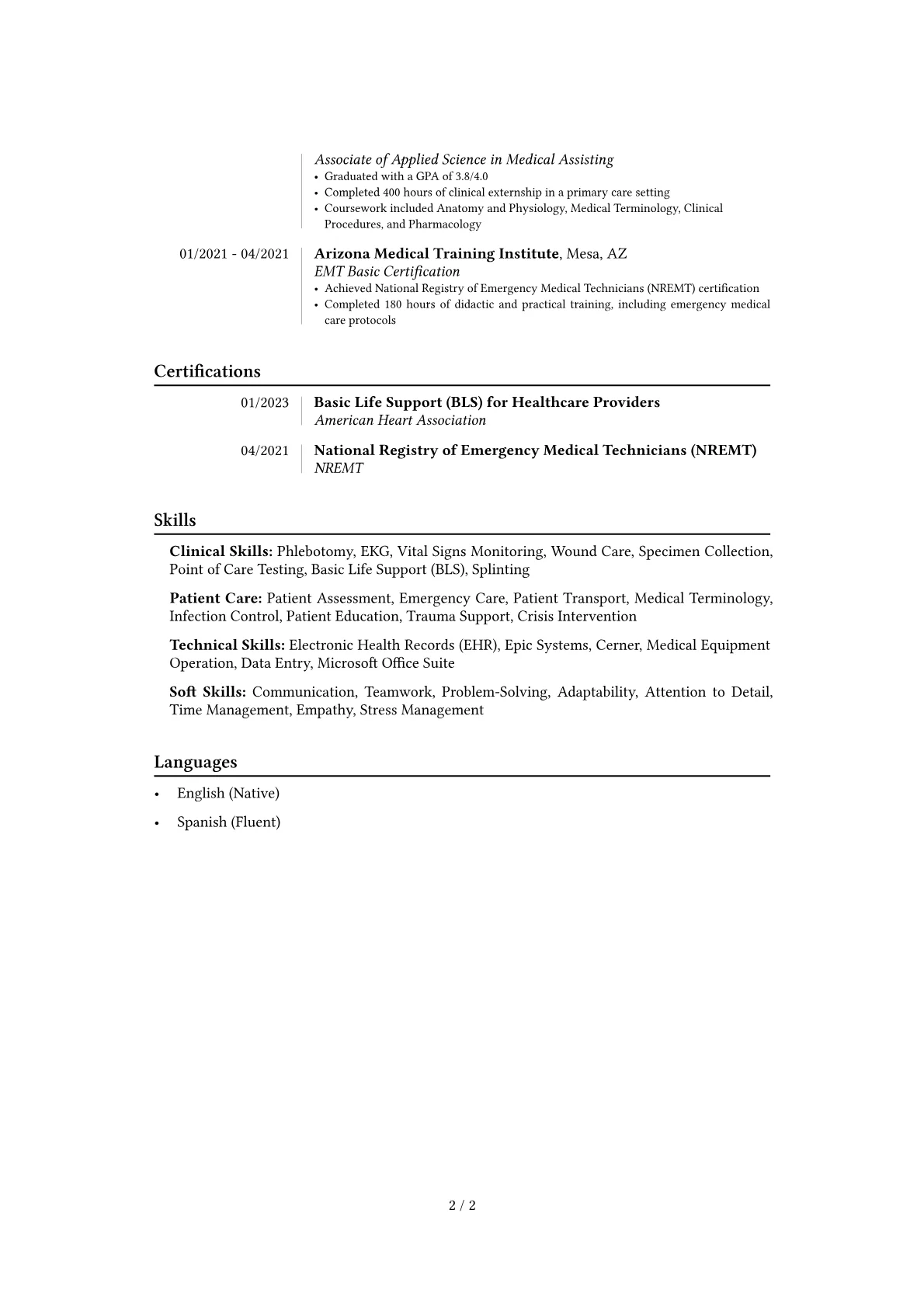 Career changer version - Page 2