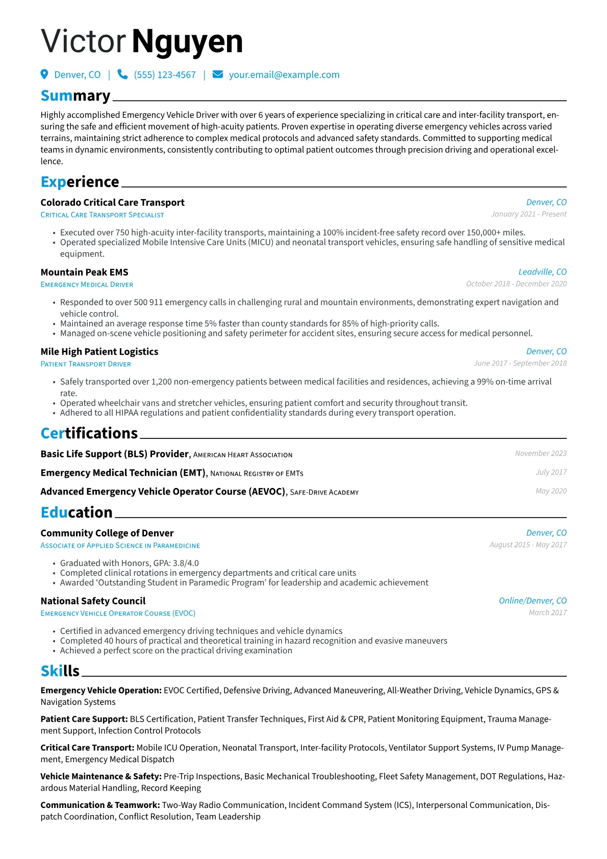 Critical Care version - Page 1