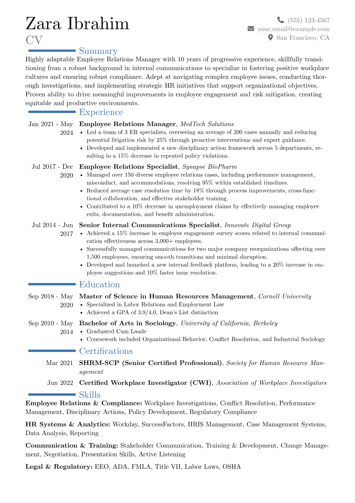 Career changer version - Page 1