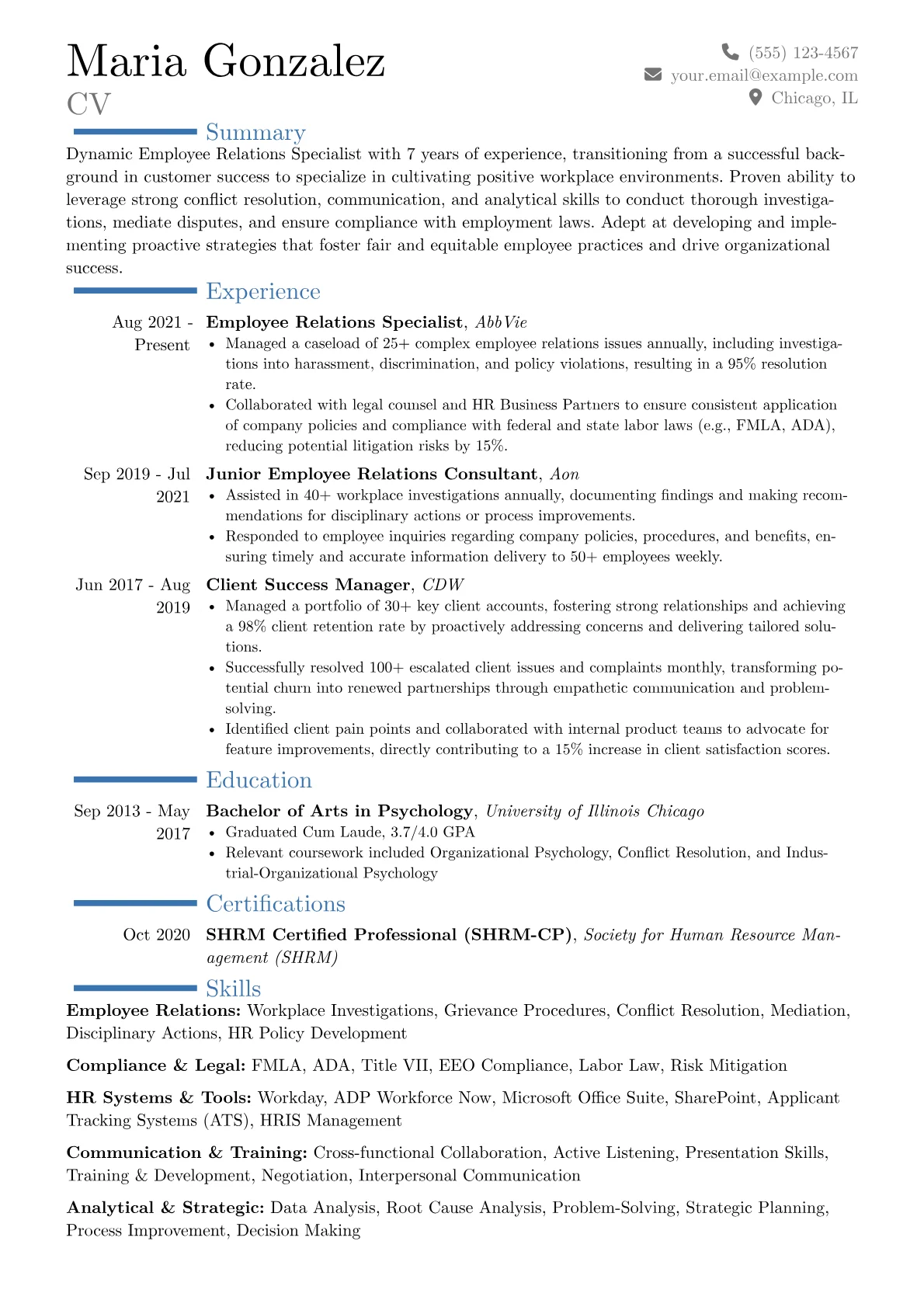 Career changer version - Page 1