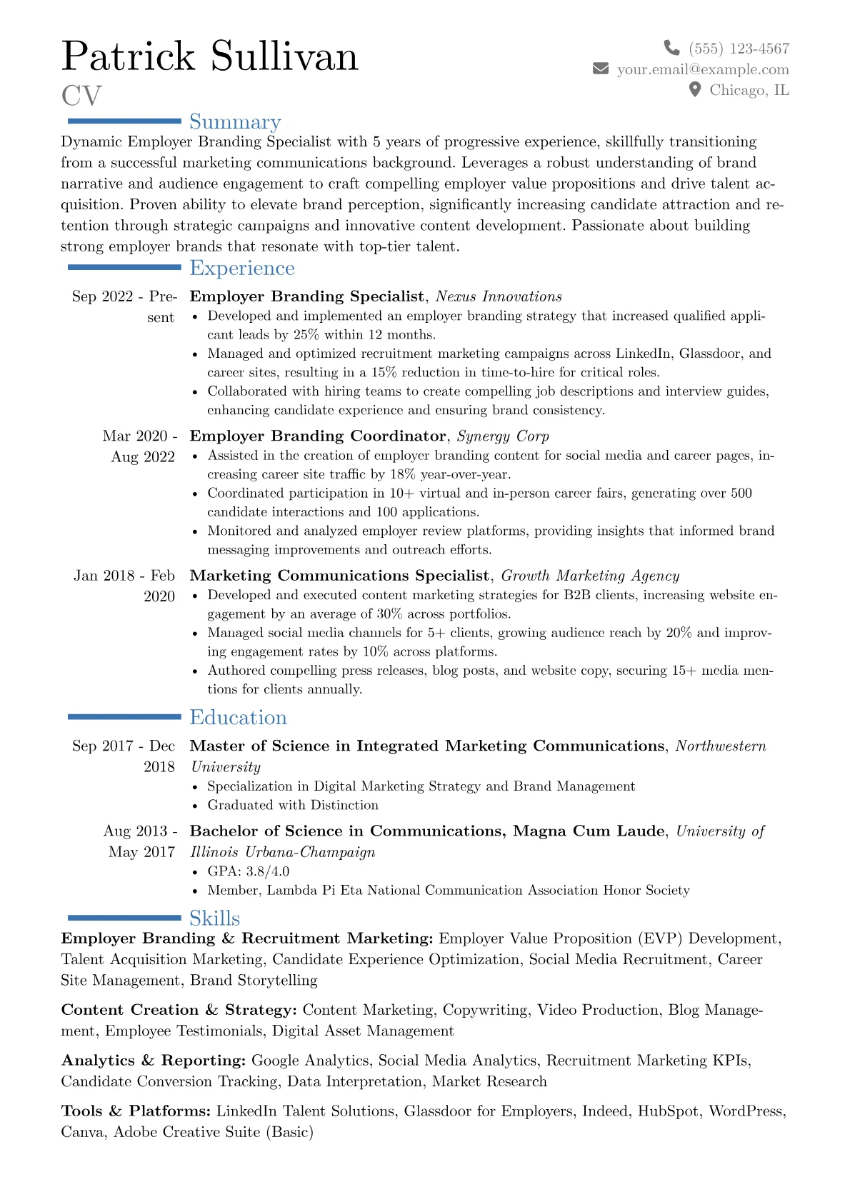 Career changer version - Page 1