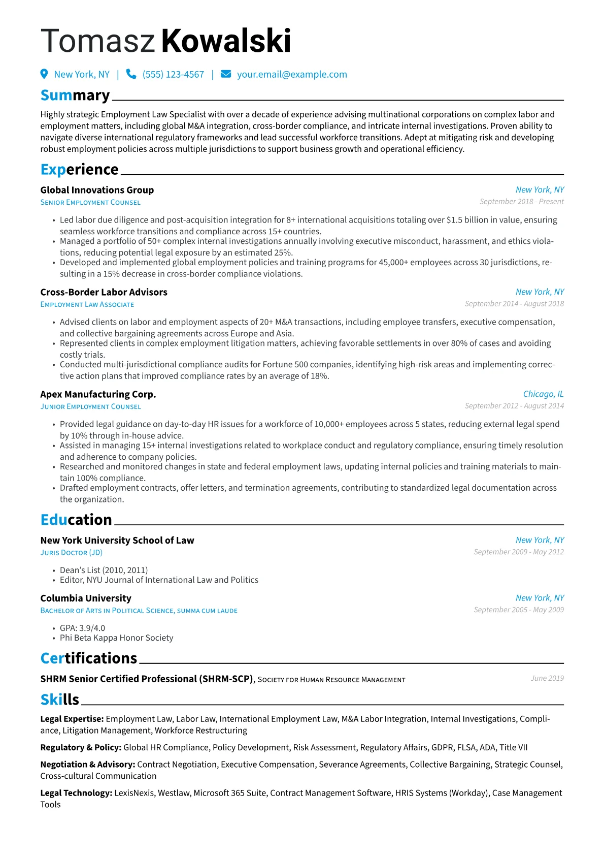 M&A & Global version - Page 1
