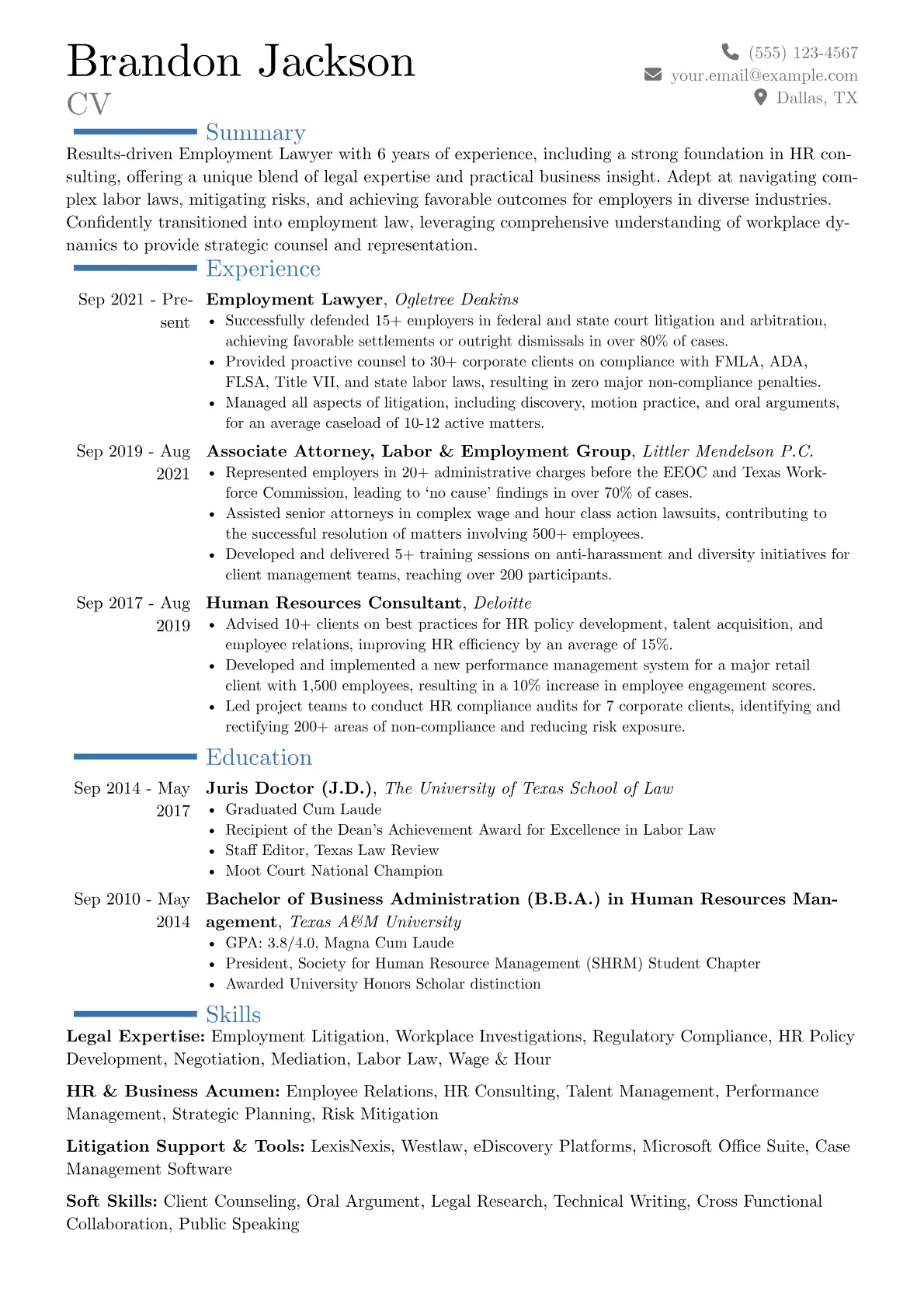 Career changer version - Page 1