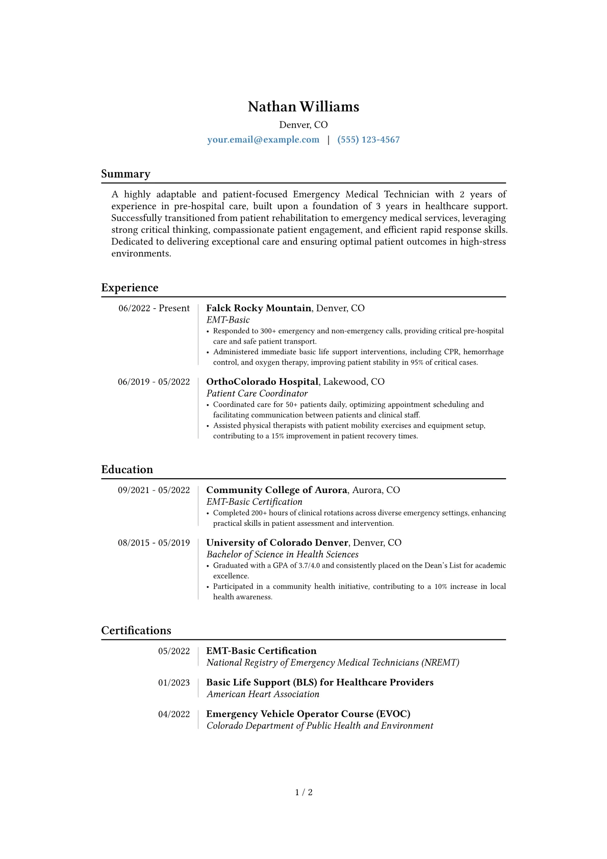 Career changer version - Page 1