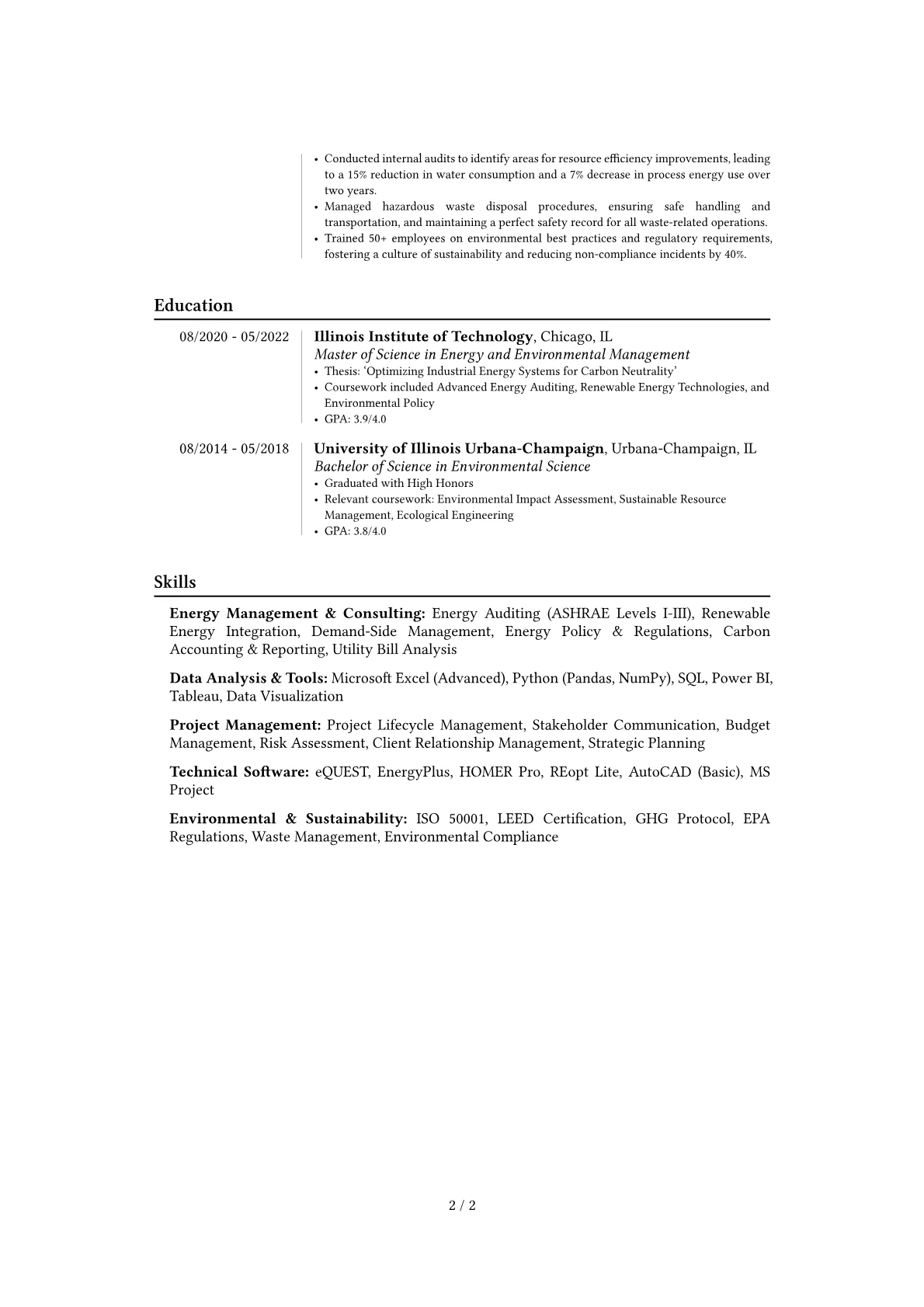 Career changer version - Page 2