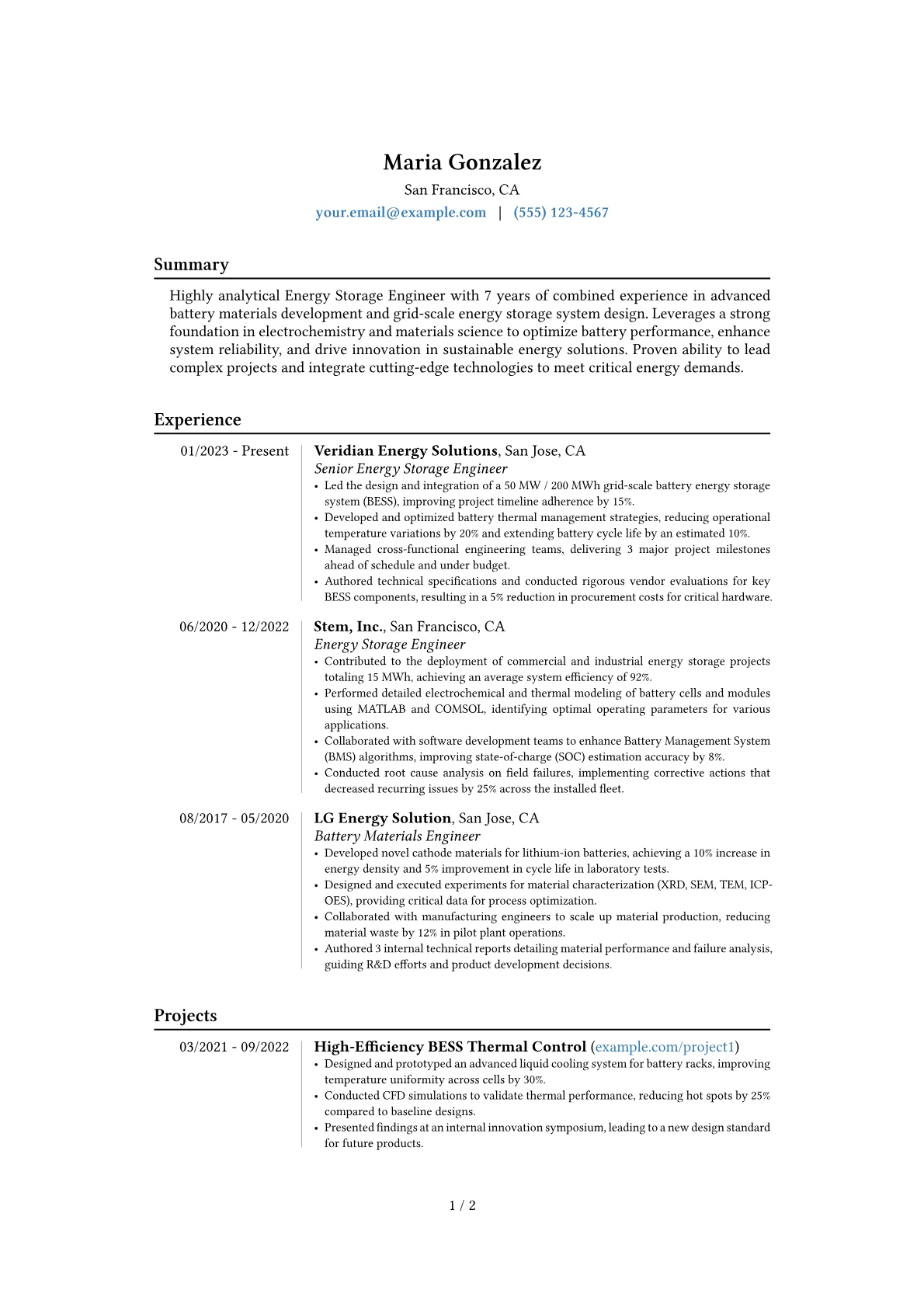 Career changer version - Page 1