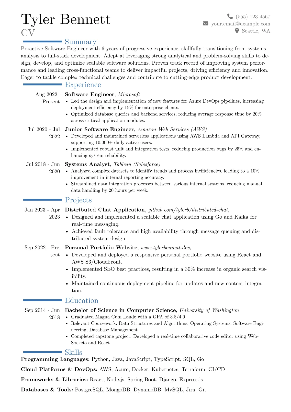 Career changer version - Page 1