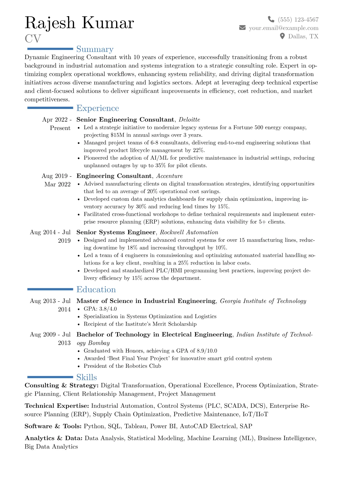 Career changer version - Page 1