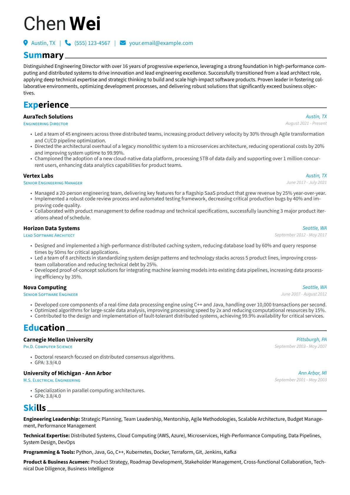 Career changer version - Page 1