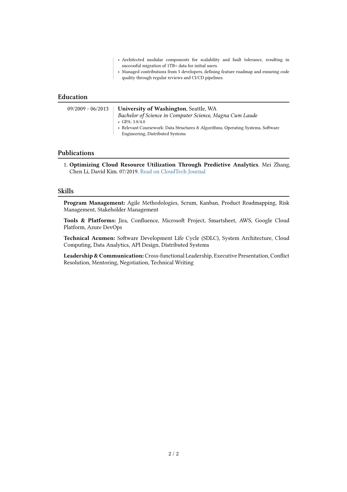 Career changer version - Page 2