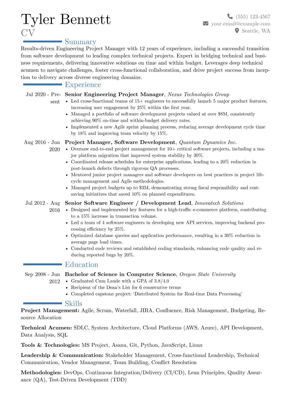 Career changer version - Page 1