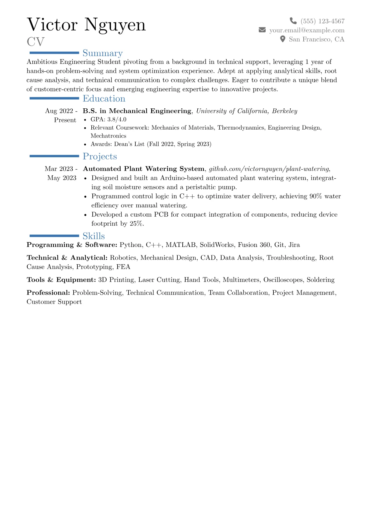 Career changer version - Page 1