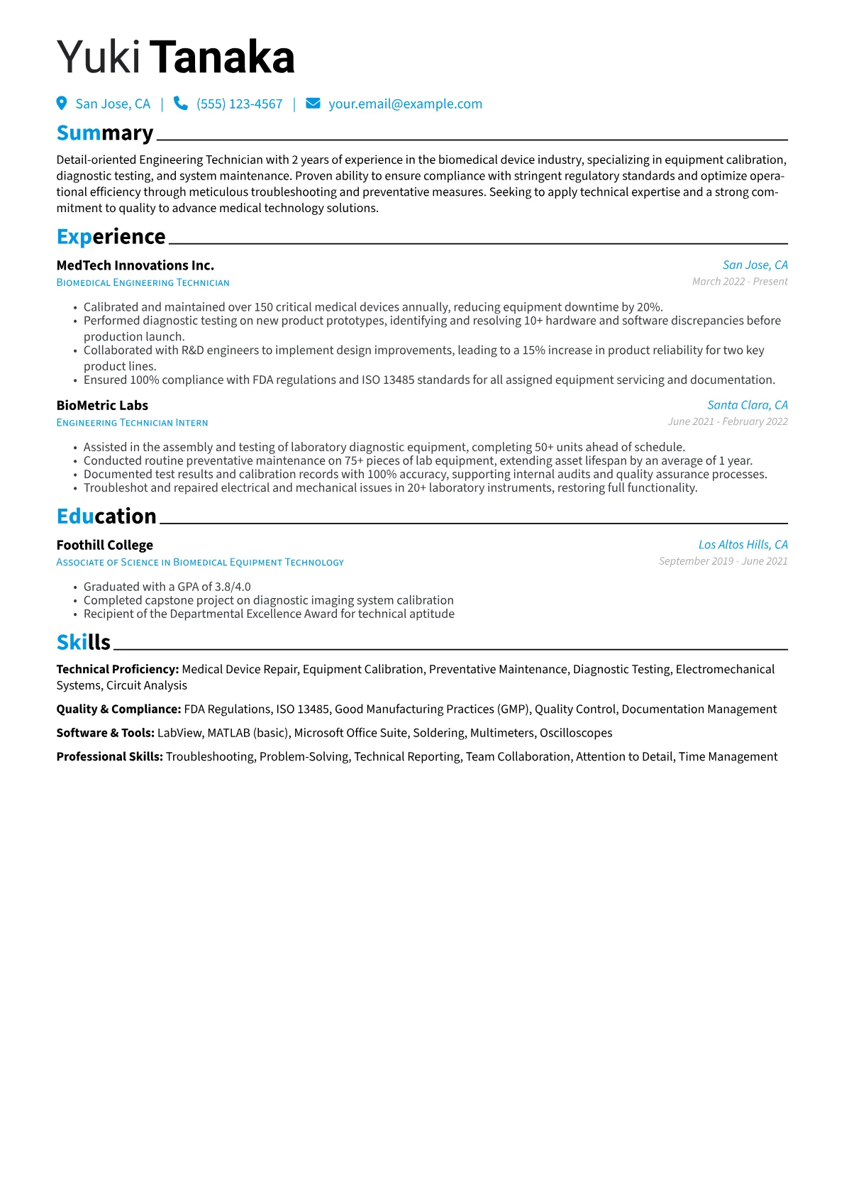 Technical Proficiency version - Page 1
