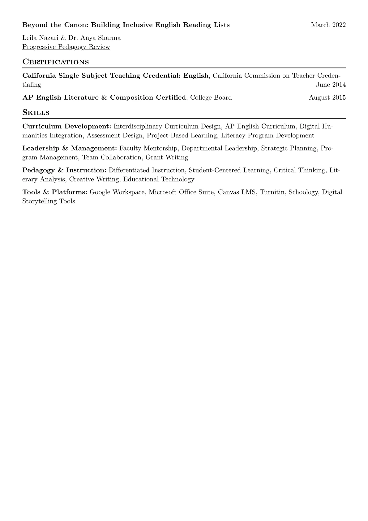 Independent School Focus version - Page 2