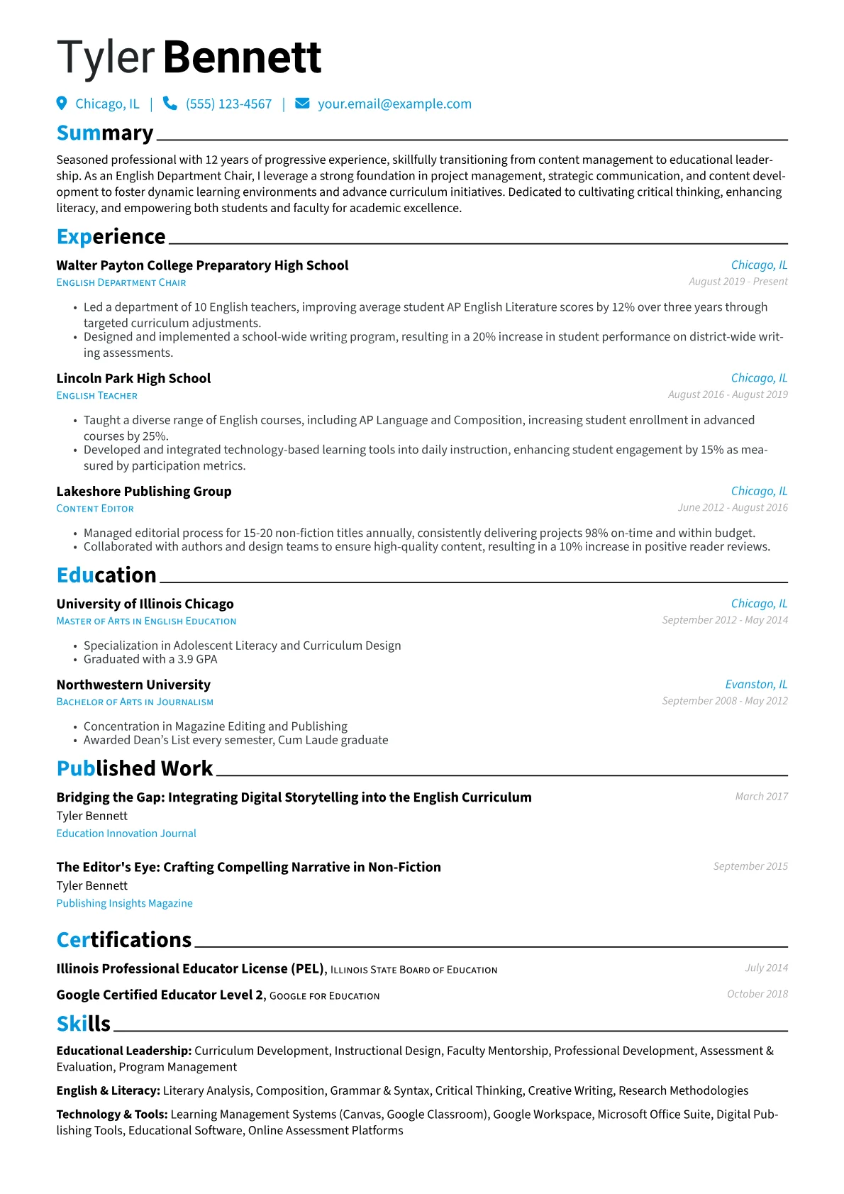 Career changer version - Page 1