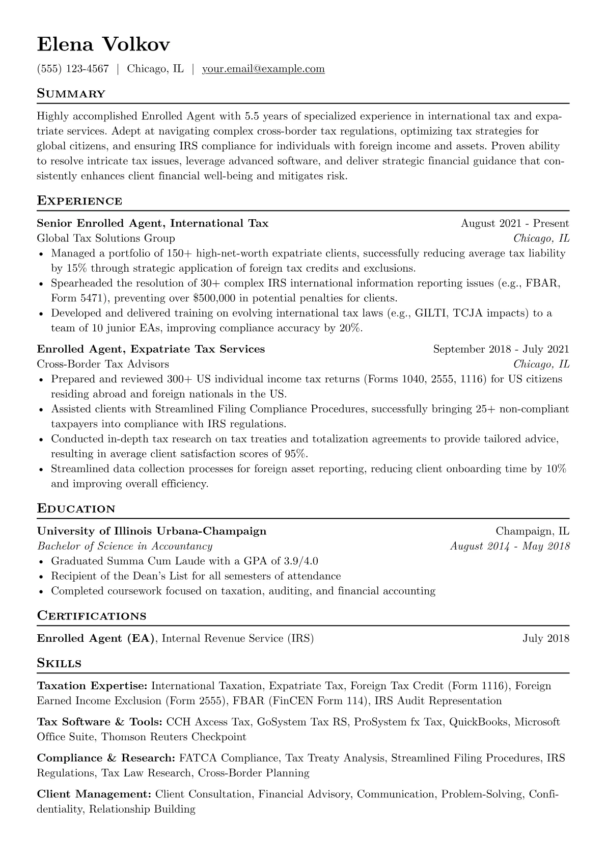 International Tax version - Page 1