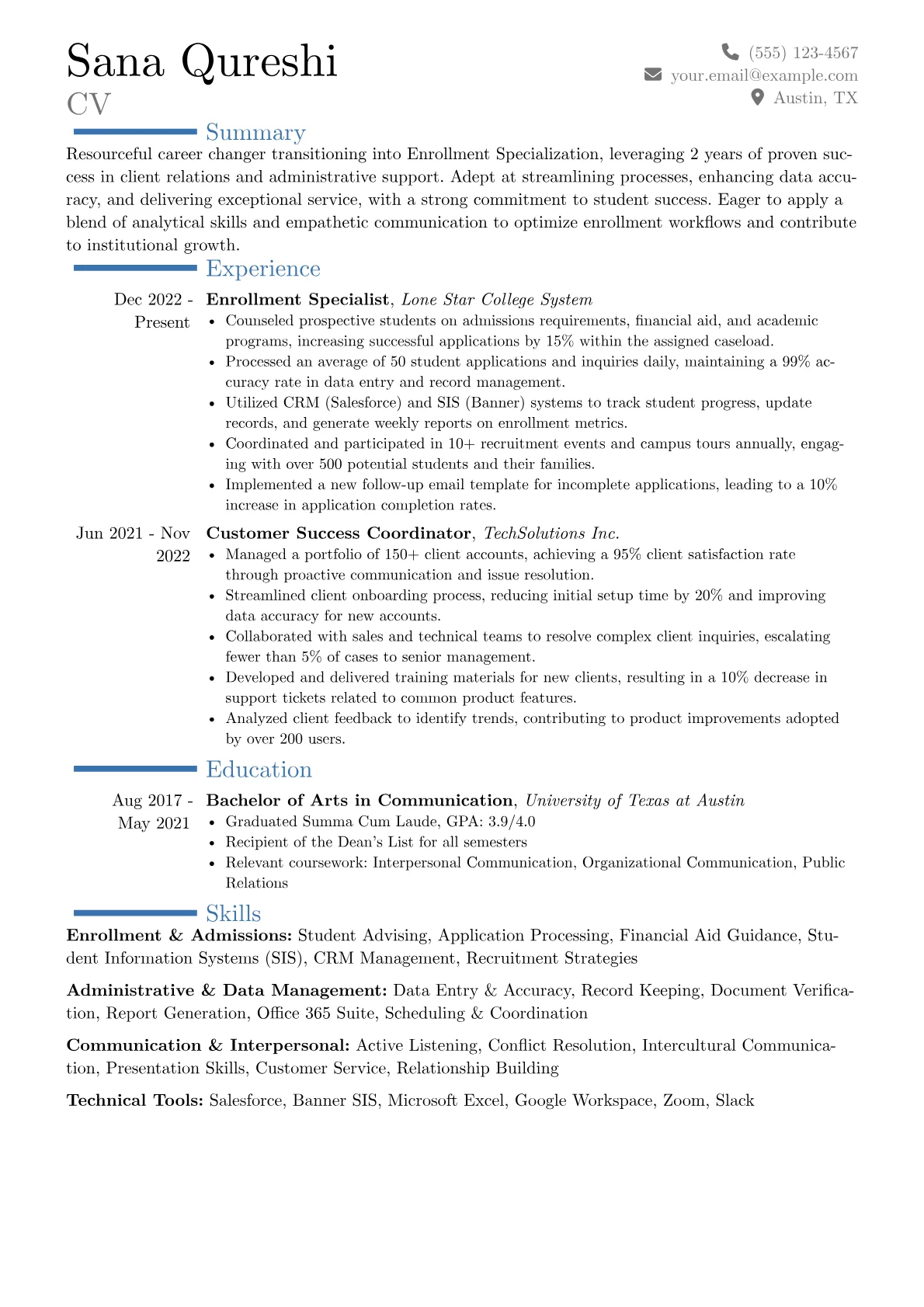 Career changer version - Page 1