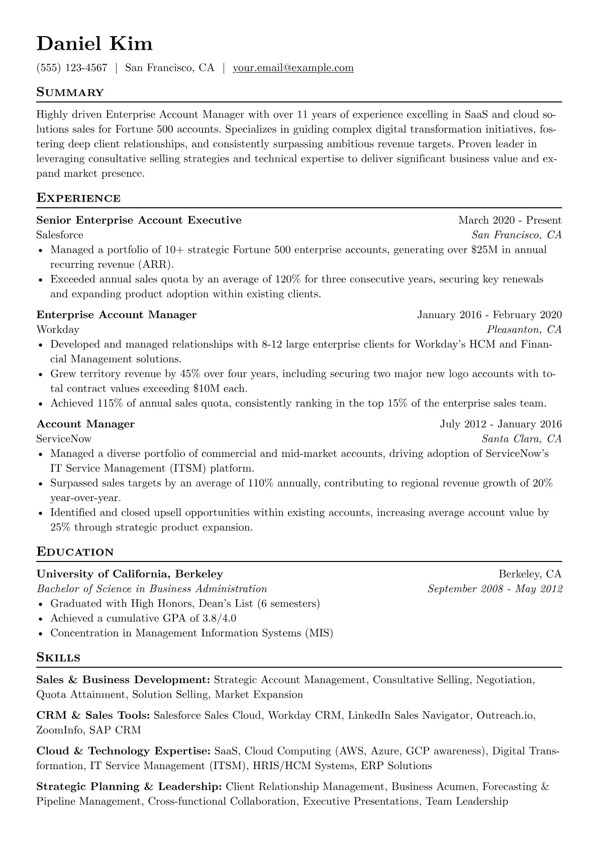 SaaS Enterprise version - Page 1