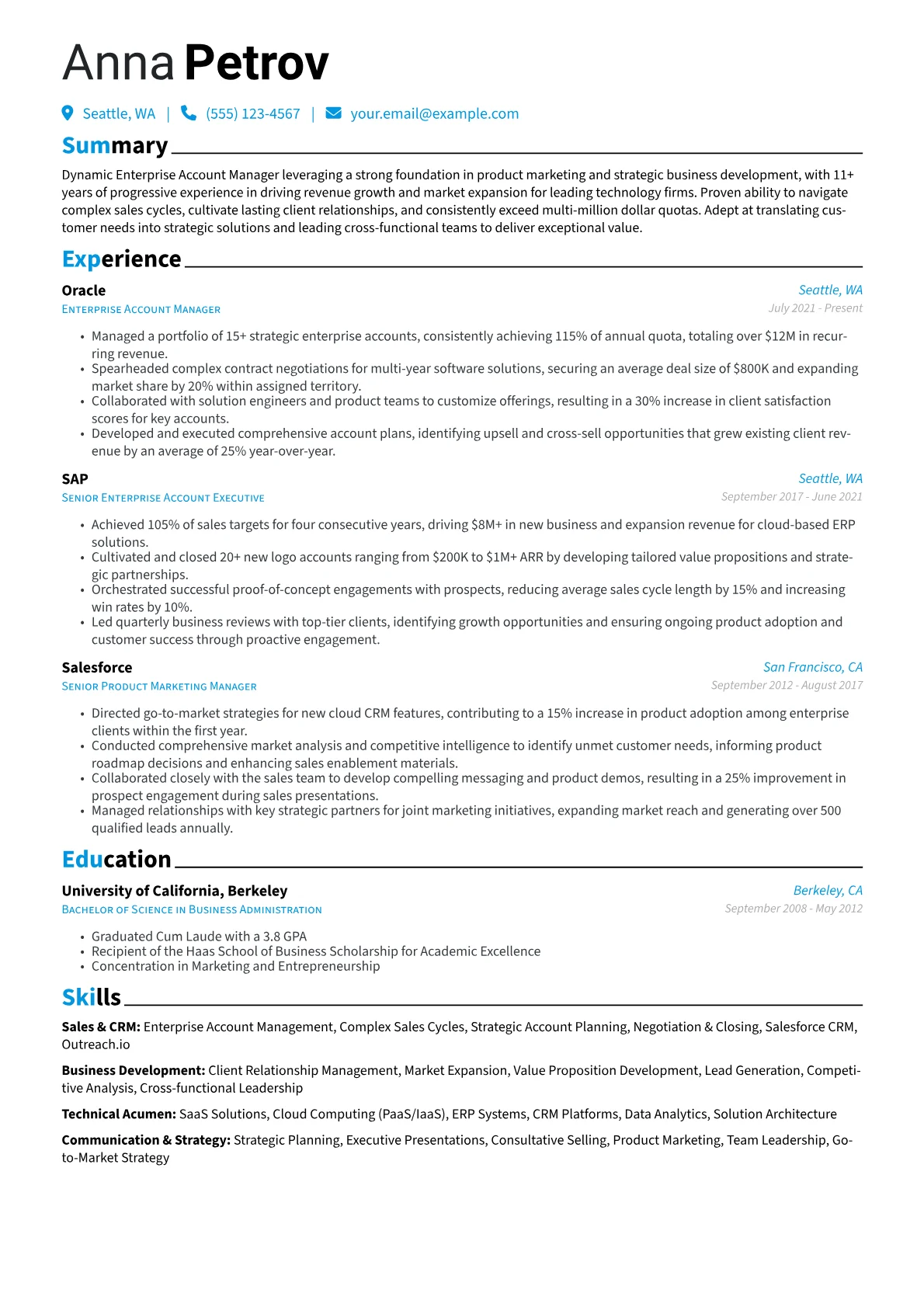 Career changer version - Page 1