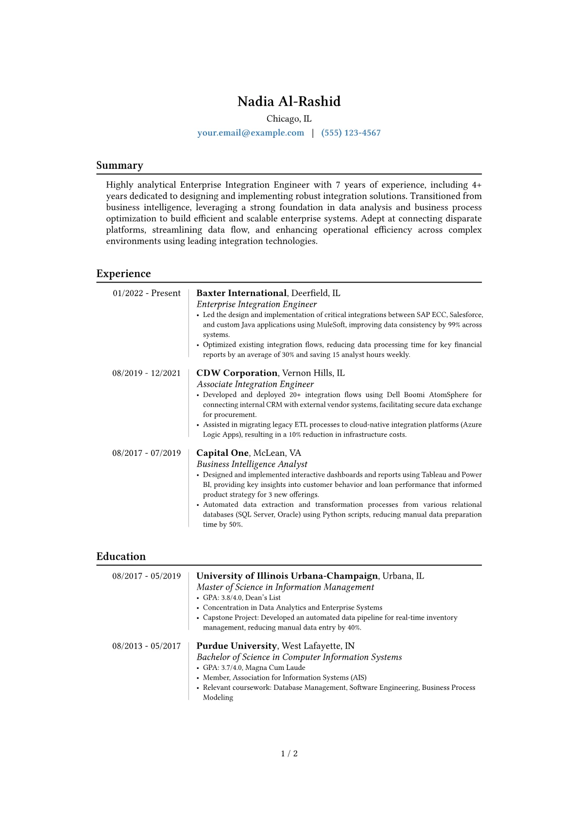 Career changer version - Page 1