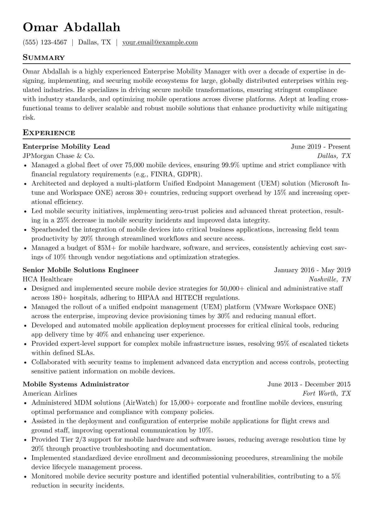 Enterprise Mobility version - Page 1
