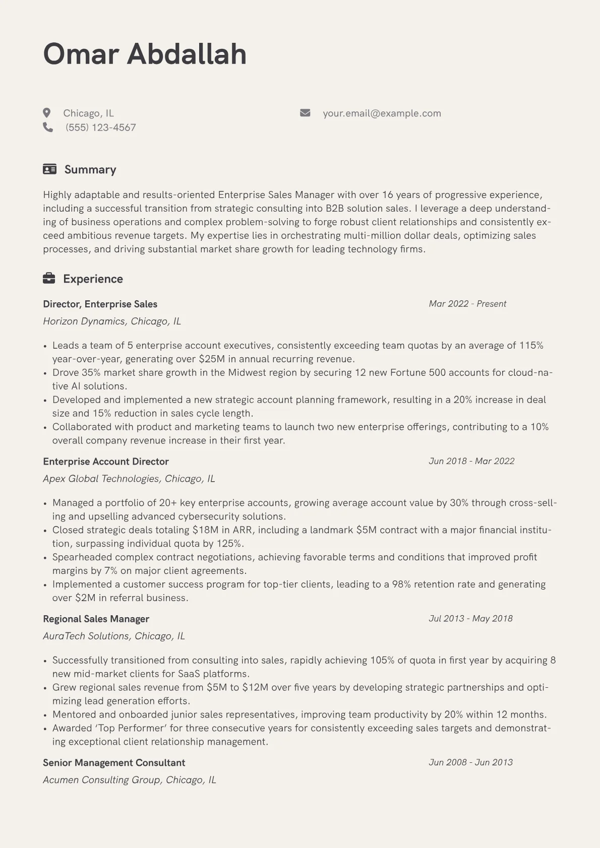 Career changer version - Page 1