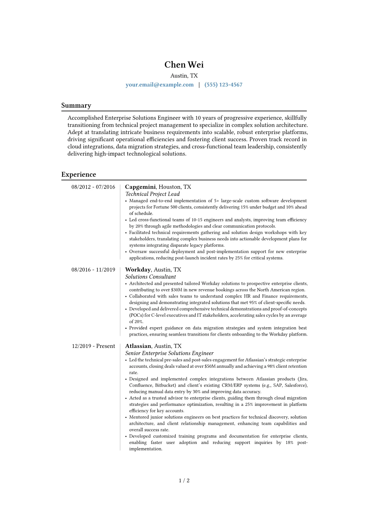 Career changer version - Page 1