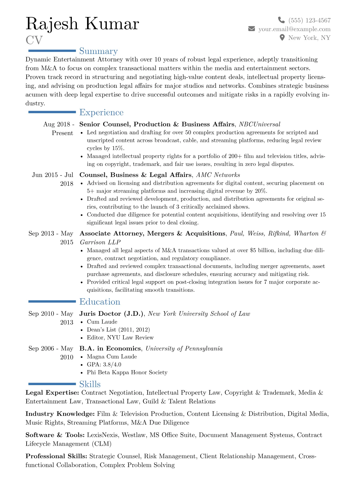 Career changer version - Page 1