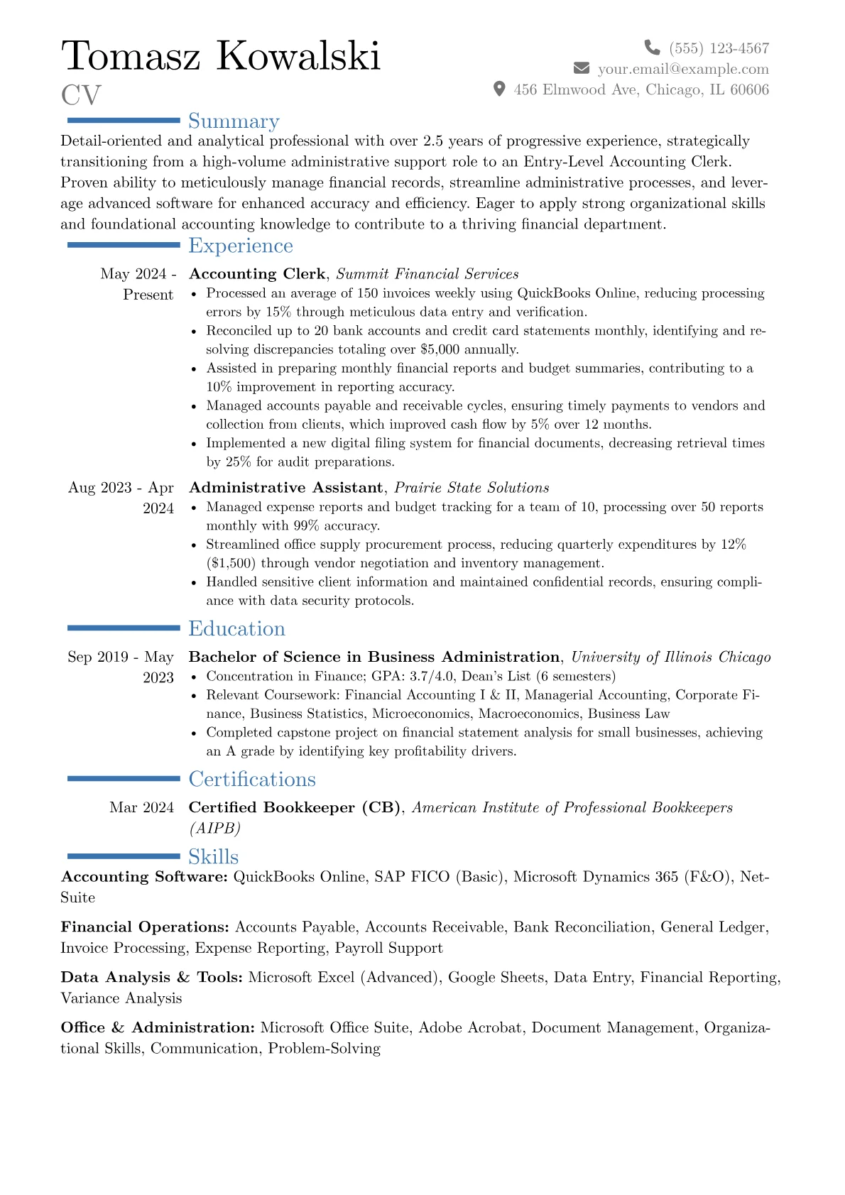Career changer version - Page 1