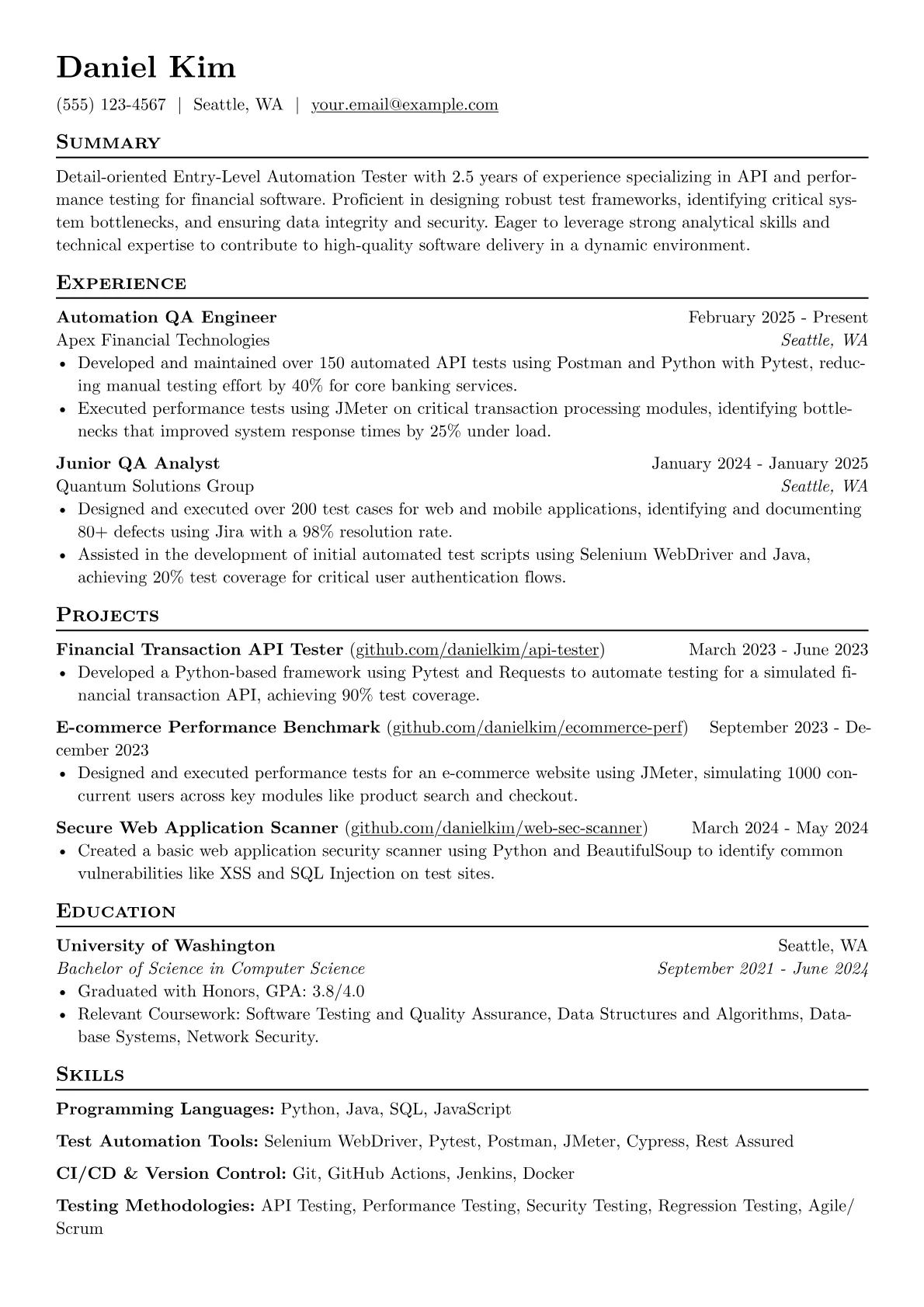 FinTech API/Performance version - Page 1