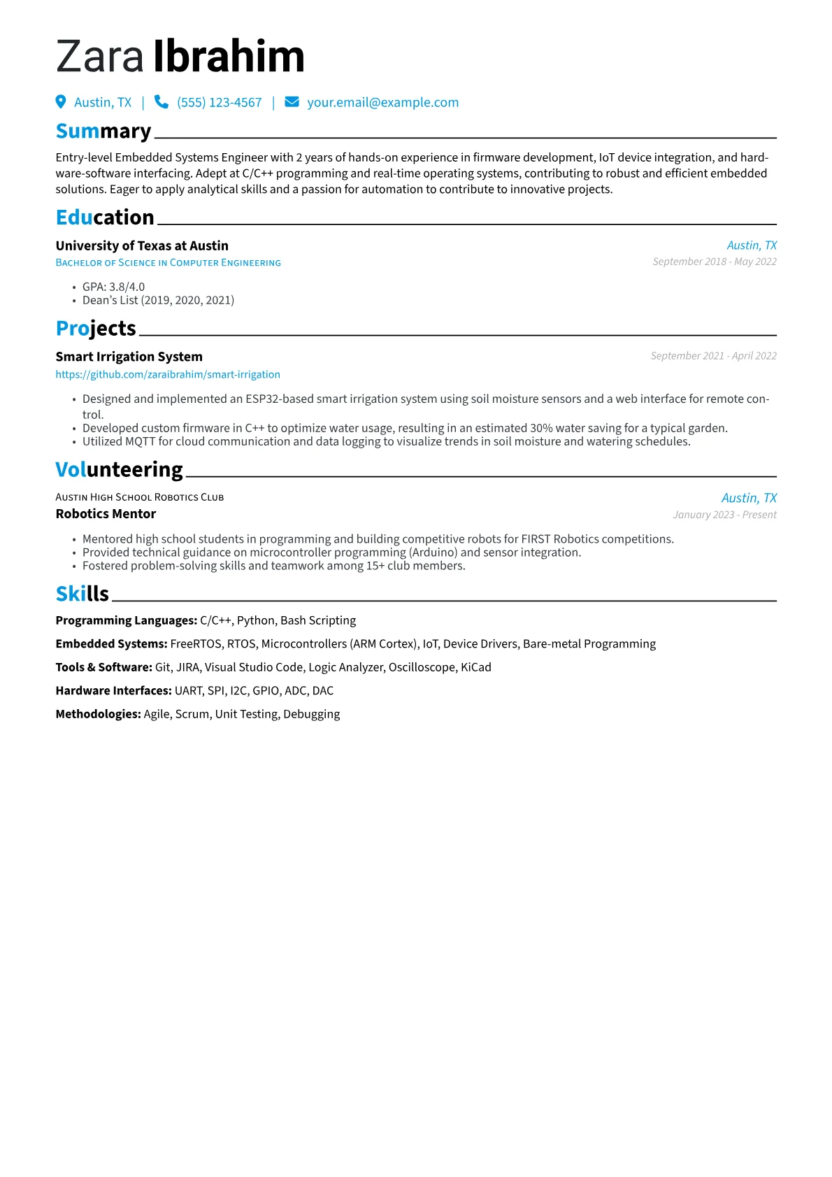Embedded Systems Engineer version - Page 1