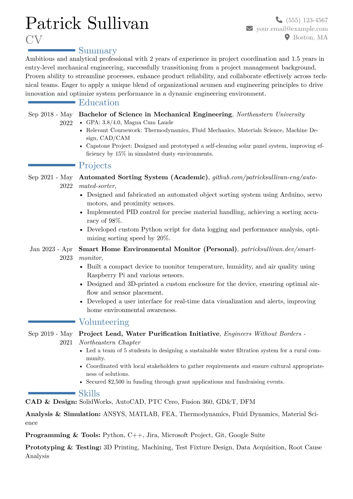 Career changer version - Page 1