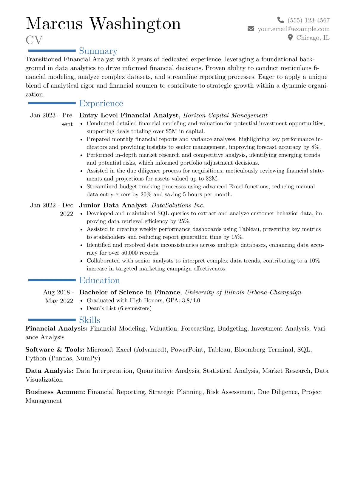 Career changer version - Page 1
