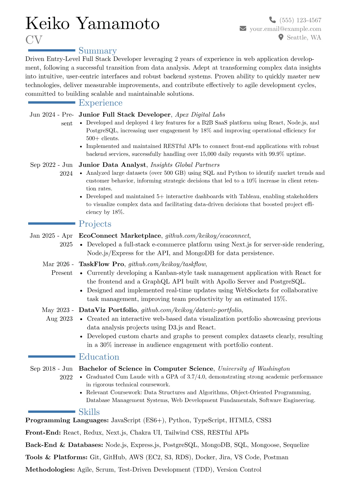 Career changer version - Page 1