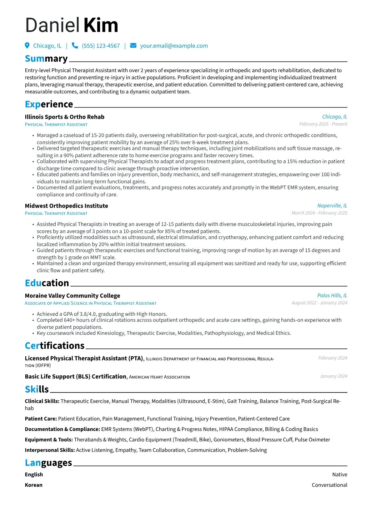 Orthopedic & Sports version - Page 1