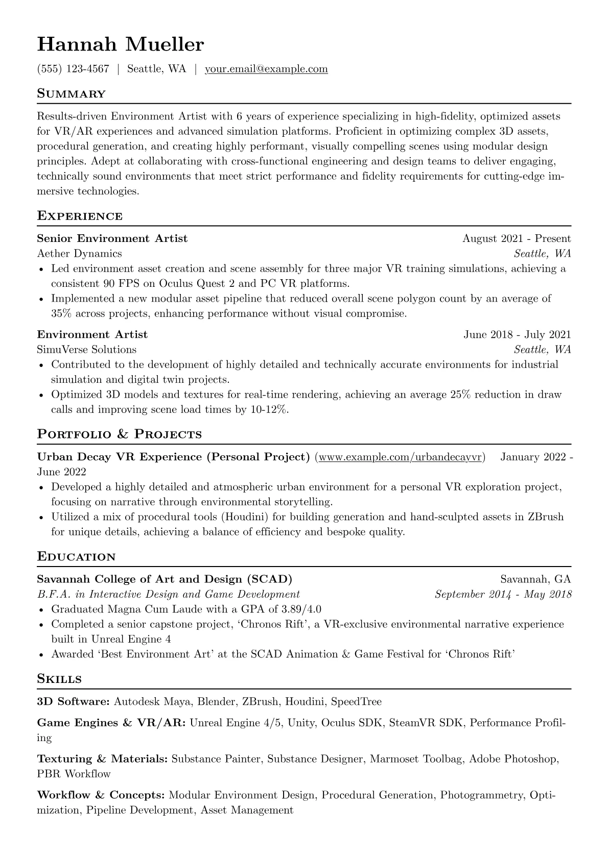 Simulation & VR version - Page 1