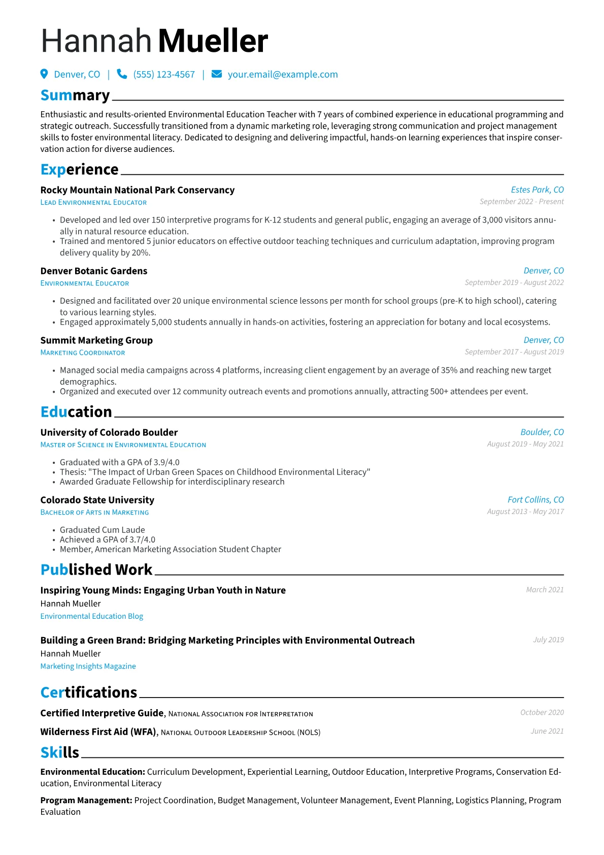 Career changer version - Page 1