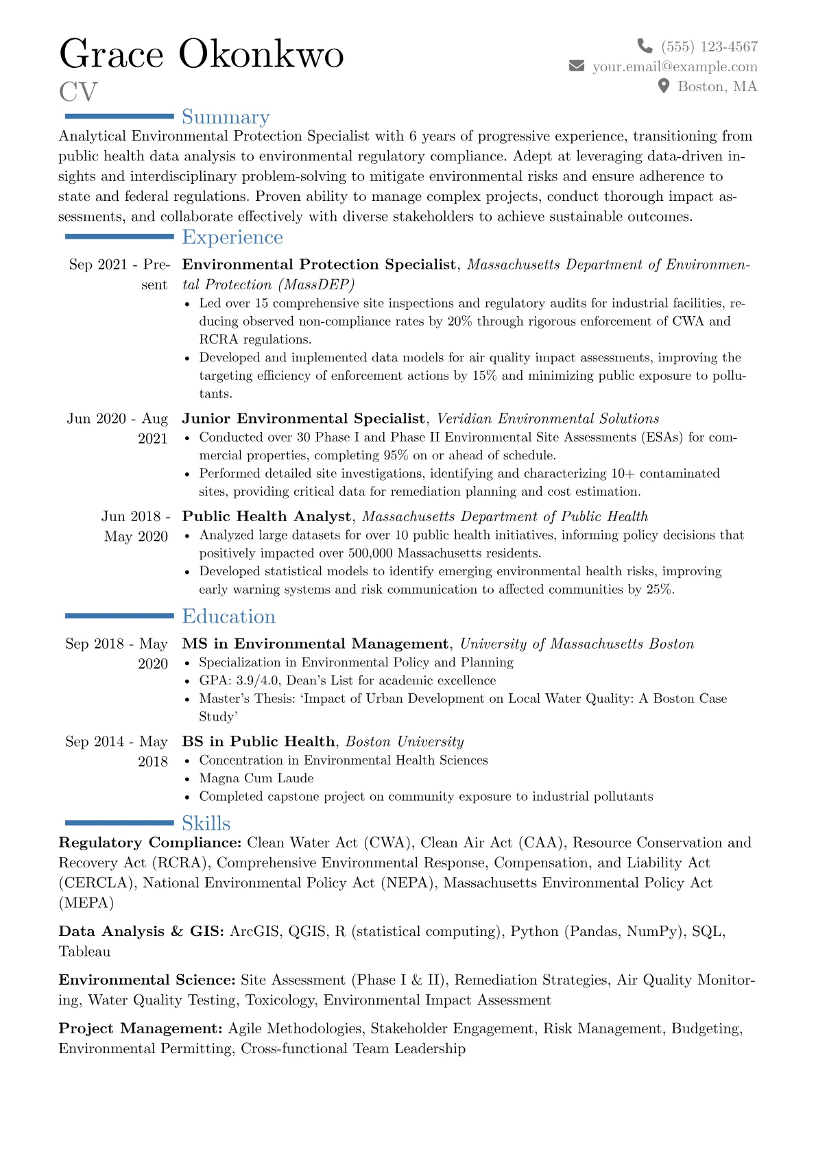 Career changer version - Page 1