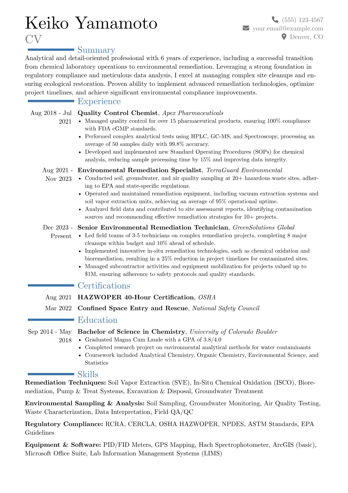 Career changer version - Page 1