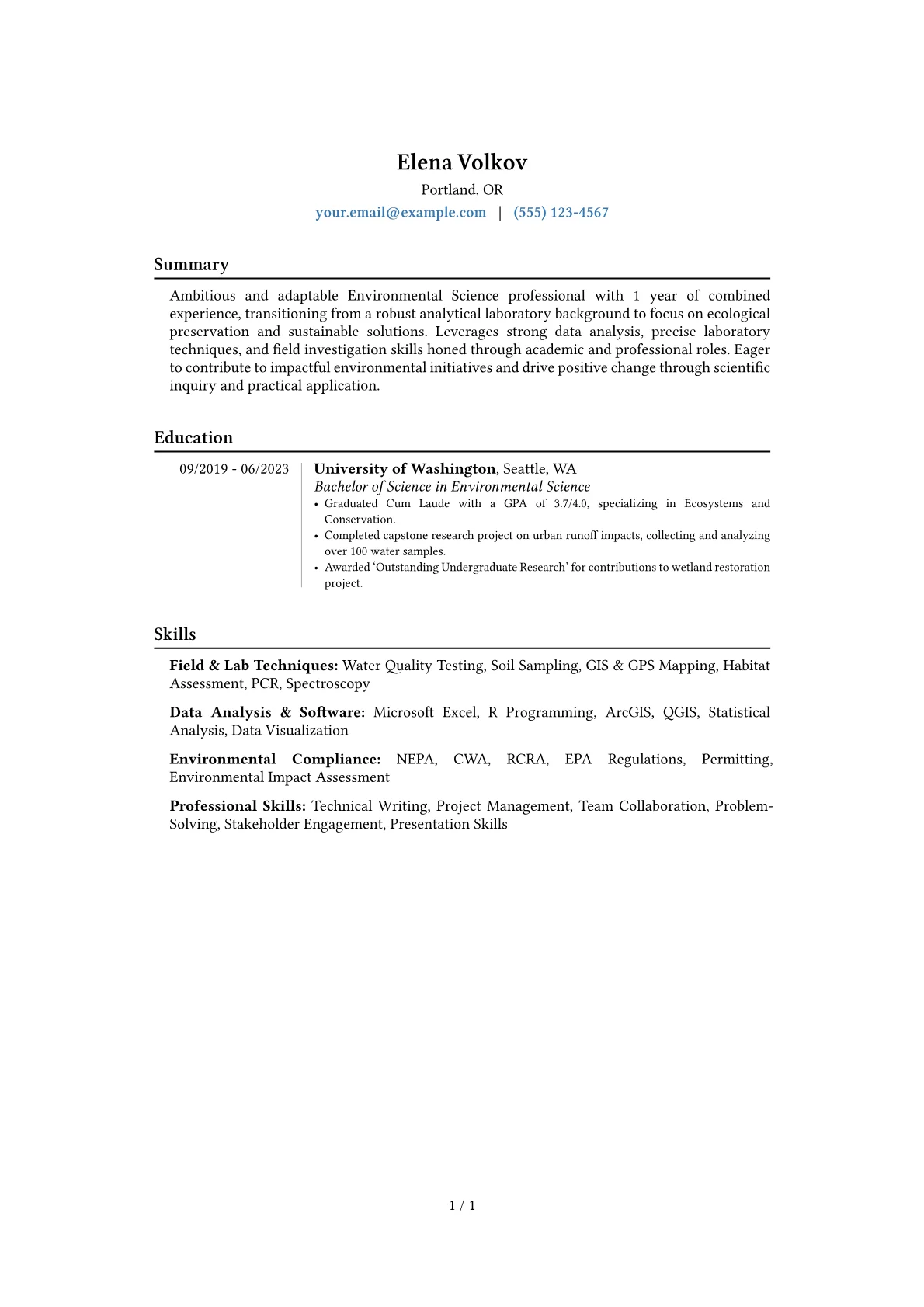 Career changer version - Page 1