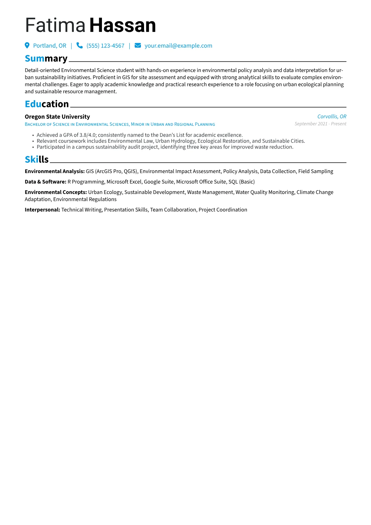 Environmental Policy version - Page 1